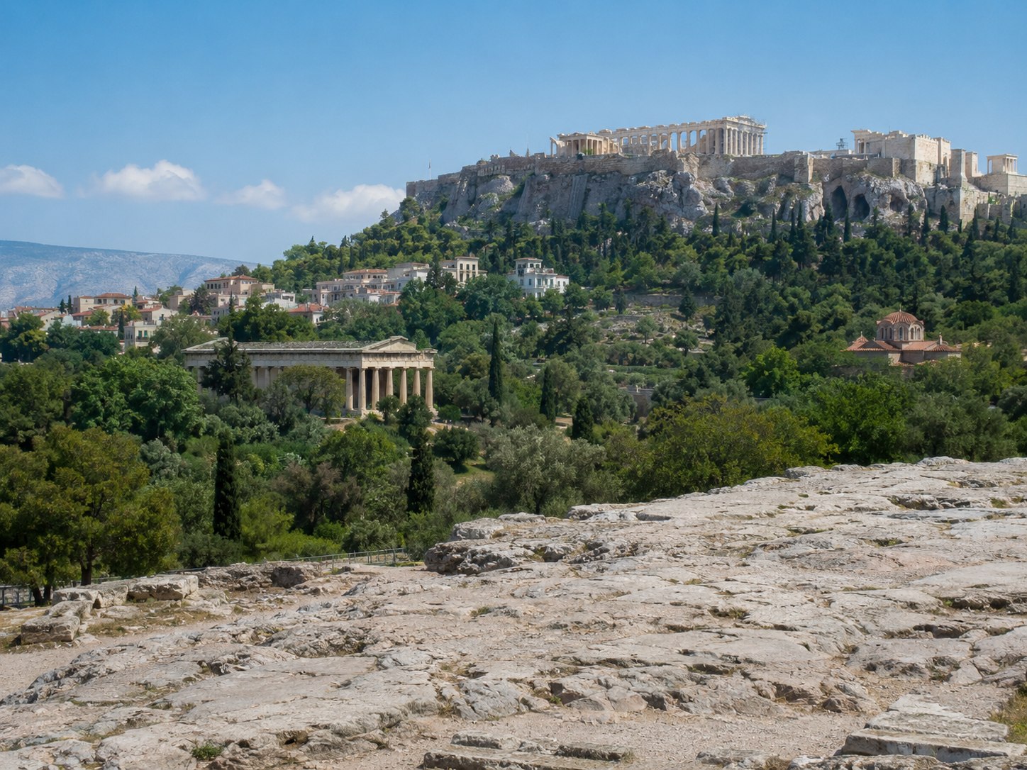 The Acropolis of Athens seen from the Pnyx